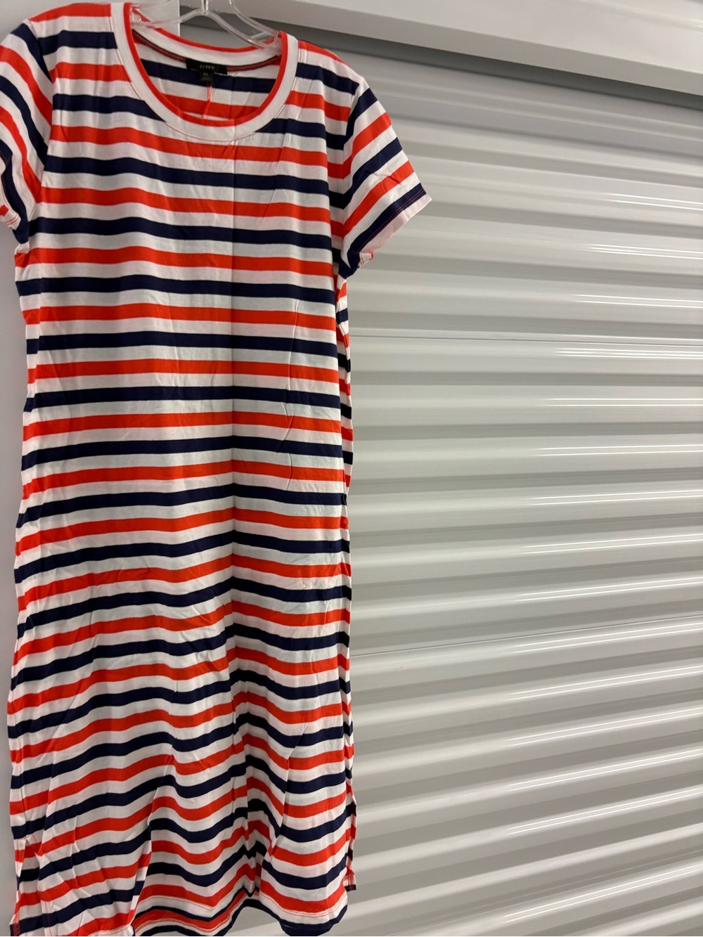 J. Crew Striped T-Shirt Dress. Size XL. New without tags.